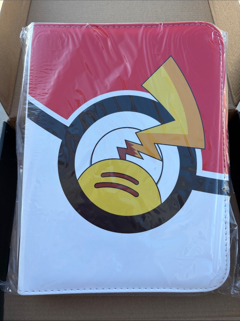 Pokémon Themed Lightning Poké Ball Zip Case - Red, White, Yellow